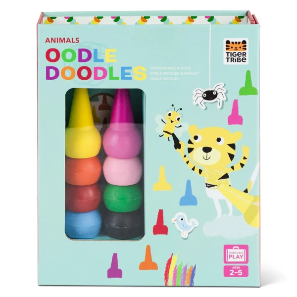 TIGER TIBER ΣΕΤ ΔΡΑΣΤΗΡΙΩΤΗΤΩΝ - OODLE DOODLES ΚΗΡΟΜΠΟΓΙΕΣ ΖΩΑΚΙΑ