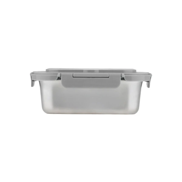 ESTIA HOME ARTS STAINLESS STEEL LUNCH BOX 1200ML WITH SPOON FORK & DIVIDER