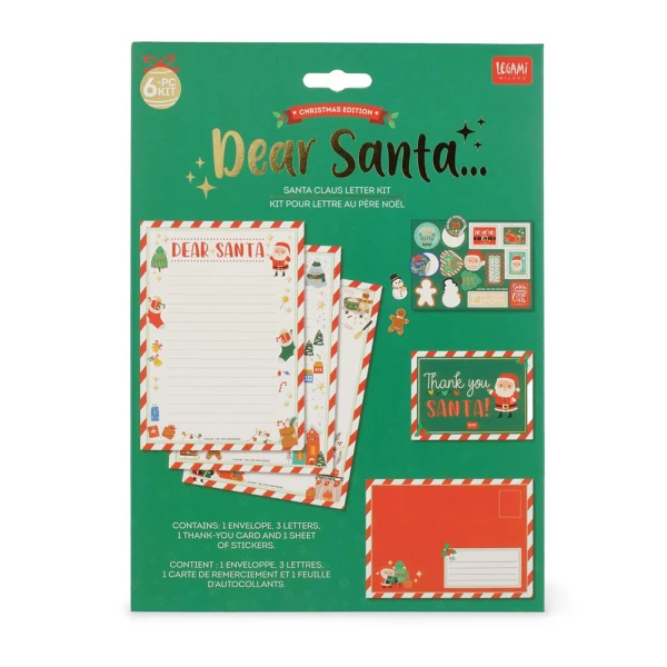 LEGAMI DEAR SANTA... SANTA CLAUS LETTER KIT