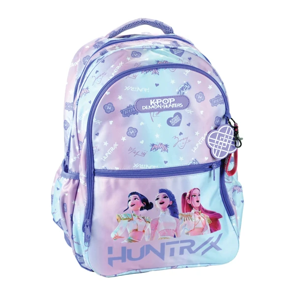 PRIMARY SCHOOL OVAL BACKPACK K-POP DEMON HUNTERS PURPLE HUNTRIX