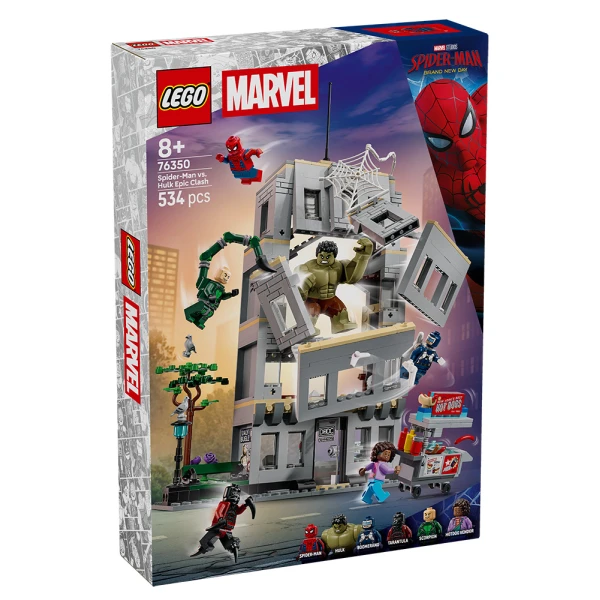 LEGO® MARVEL SPIDER-MAN ΕΝΑΝΤΙΟΝ HULK ΕΠΙΚΗ ΣΥΓΚΡΟΥΣΗ