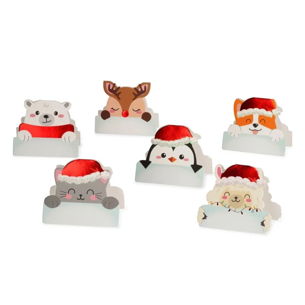 LEGAMI SET 12 CHRISTMAS PARTY PLACE CARDS