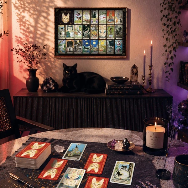 LISCIANI ΠΑΖΛ 500 τεμ. ΚΑΙ ΚΑΡΤΕΣ TAROT CATS