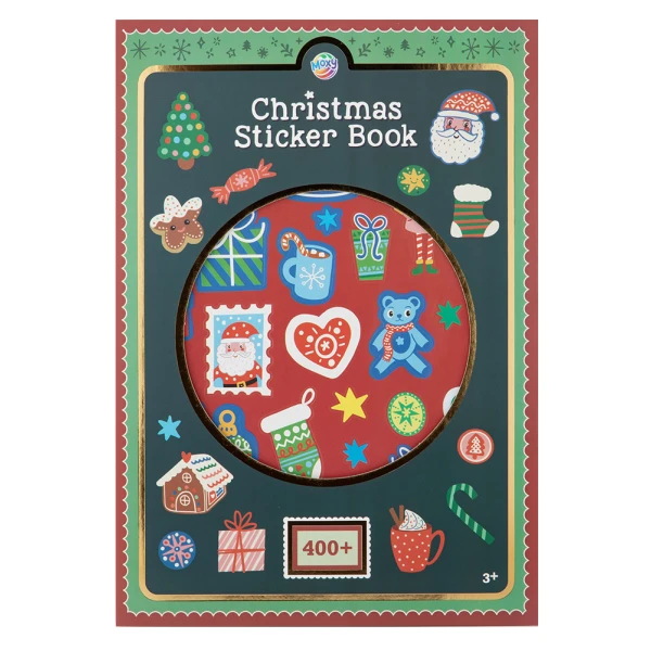 XMAS BOOK WITH STICKERS A4 8 SHEETS