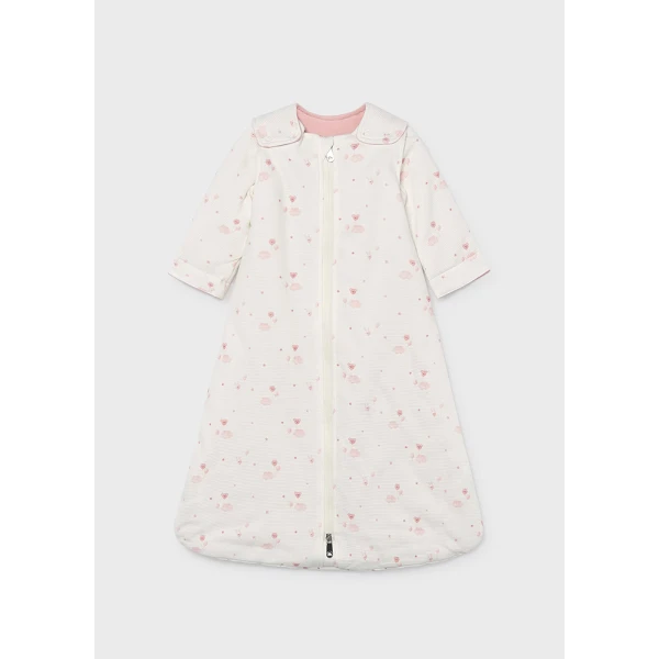 MAYORAL SLEEPING BAG WITH SLEEVES BABY PINK