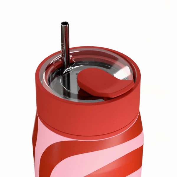 ESTIA HOME ART ΘΕΡΜΟΣ LENS SAVE THE AEGEAN 360ml CORAL WAVES
