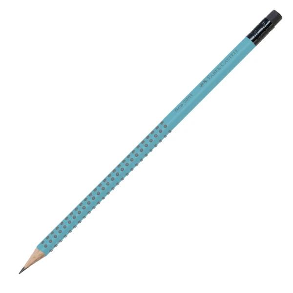 FABER-CASTELL ΜΟΛΥΒΙ GRIP 2001 HB ΜΕ ΓΟΜΑ - BLUE RAF