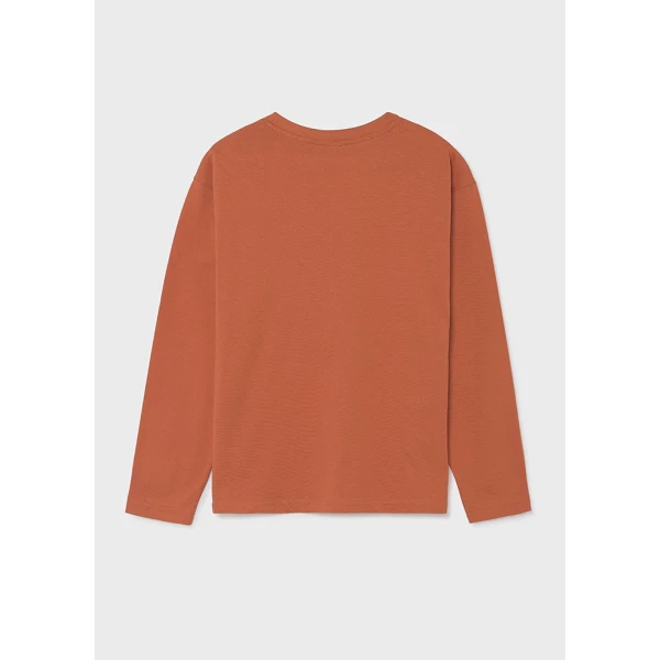 MAYORAL BLOUSE LONG SLEEVES 3D ORANGE