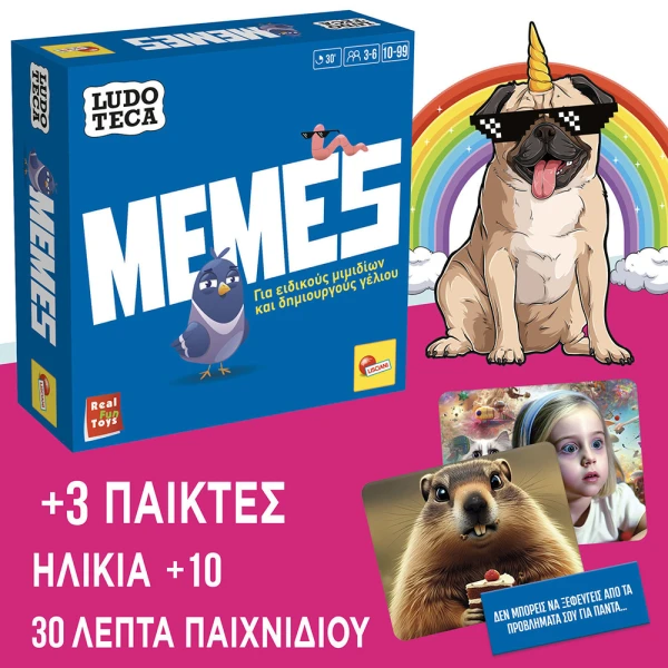 LISCIANI  BOARD CARDS GAME LODUTECA POCKET MEMES