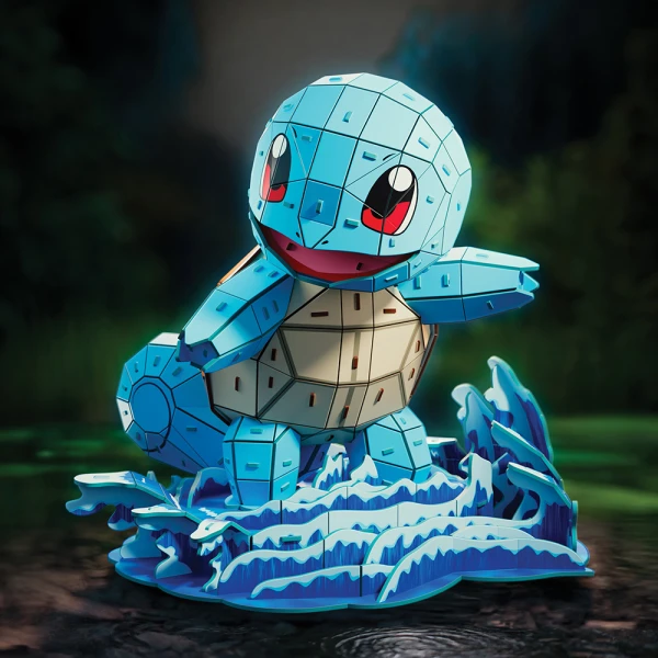4D PUZZLE POKEMON 180 pcs SQUIRTLE