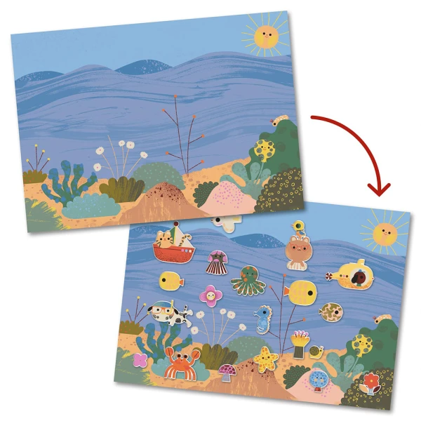 DJECO I CREATE STICKERS SUMMER