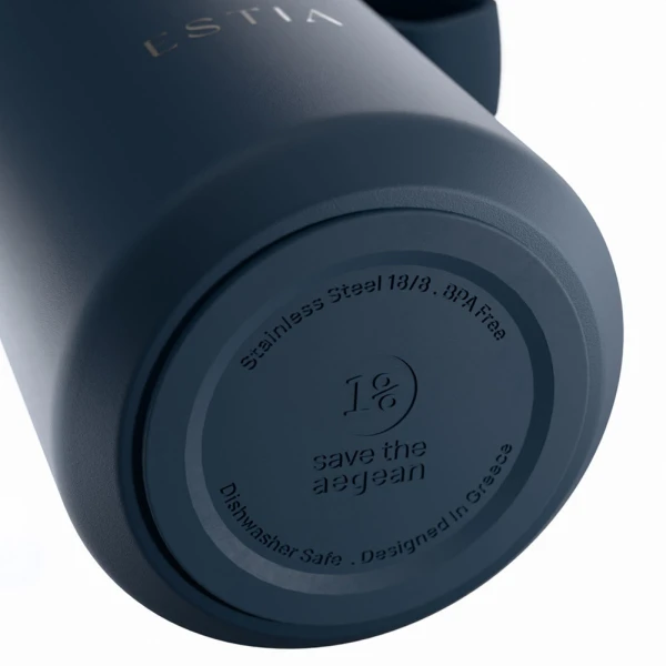 ESTIA HOME ART ΘΕΡΜΟΣ PULSE SAVE THE AEGEAN 360ml INDIGO