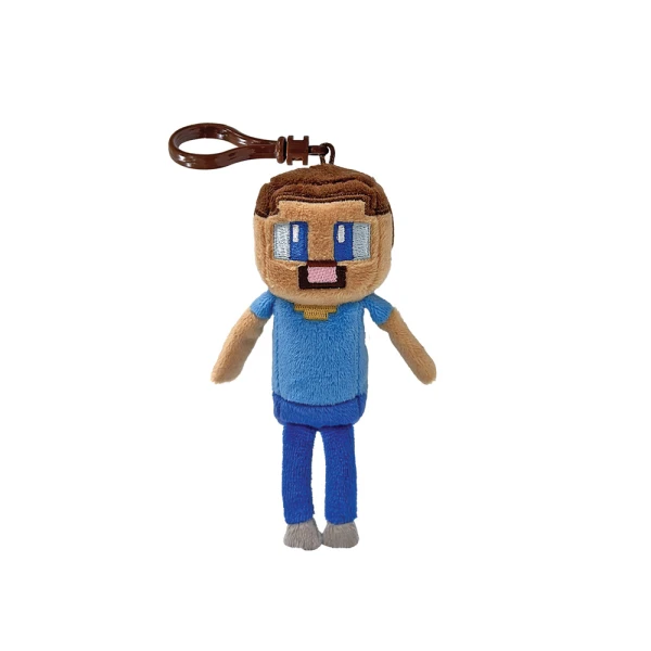 TY BEANIE BABIES ΧΝΟΥΔΩΤΟ ΚΛΙΠ MINECRAFT STEVE 8,5 εκ.