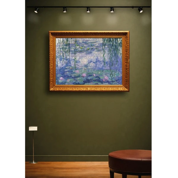 LISCIANI ΠΑΖΛ 500 τεμ. ΚΑΙ ΣΕΛΙΔΟΔΕΙΚΤΕΣ MONET WATER LILIES