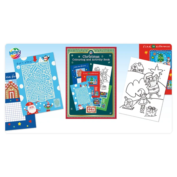 CHRISTMAS ACTIVITY BOOK A4 & COLOURING PAGES