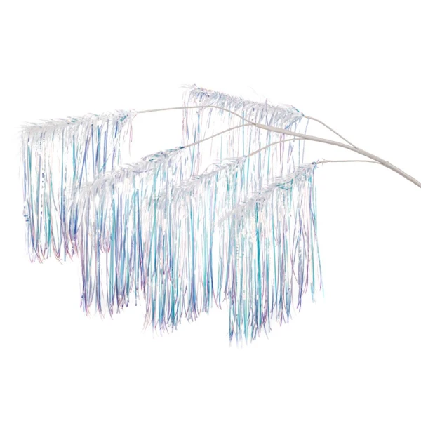 IRIDESCENT HANGING BRANCH X5 130 CM
