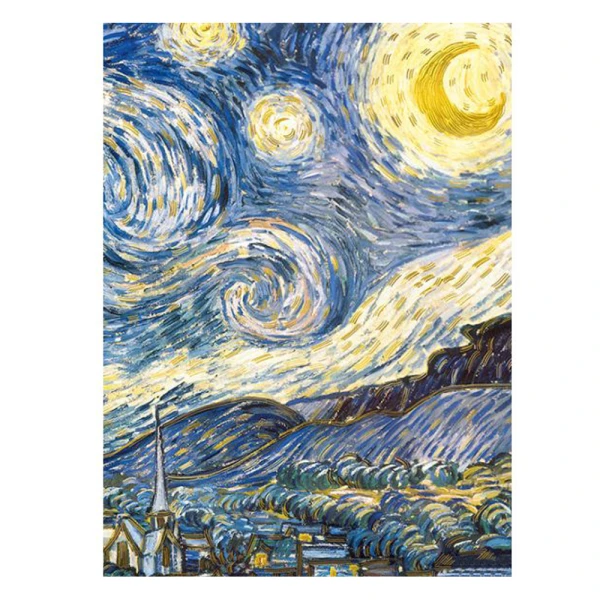 LE MUSEE COLLECTION ΤΕΤΡΑΔΙΟ ΚΑΡΦΙΤΣΑ Α5 ΡΙΓΕ VAN GOGH NUIT ETOILEE