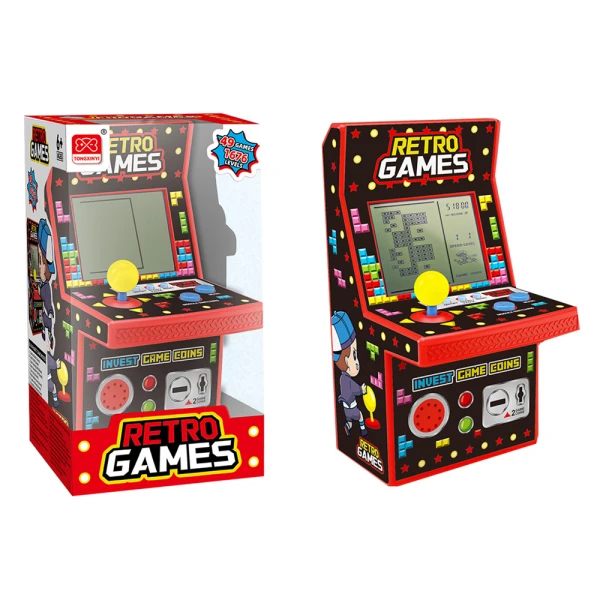 CONSOLE WITH 49 CLASSIC ARCADE GAMES - 3 COLORS
