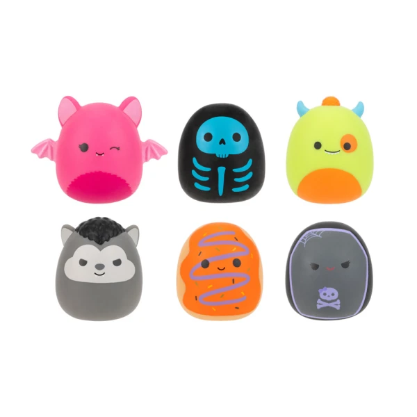 SQUISHMALLOWS - SQUOOSHEMS - BLIND BAG WITH SQUISH SURPRISE FIGURE 6 cm - HALLOWEEN SQUAD