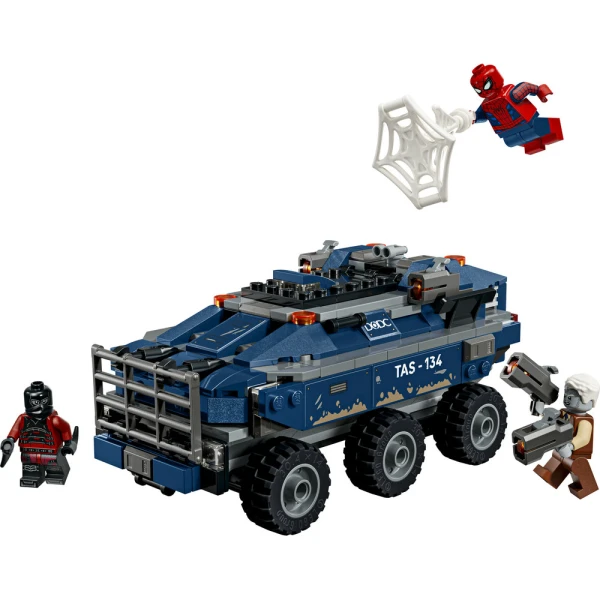 LEGO® MARVEL ΚΑΤΑΔΙΩΞΗ ΜΕ ΤΟ ΟΧΗΜΑ ΜΕΤΑΓΩΓΗΣ ΚΡΑΤΟΥΜΕΝΩΝ ΤΟΥ SPIDER-MAN