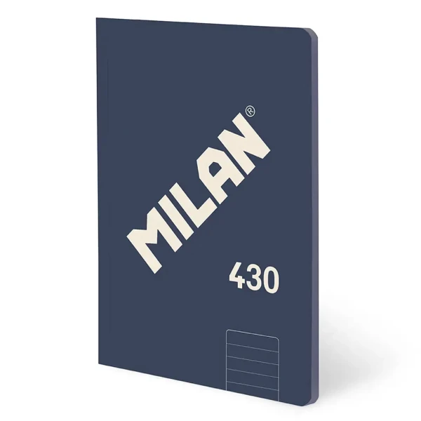 MILAN ΤΕΤΡΑΔΙΟ ΒΙΒΛΙΟΔΕΤΗΜΕΝΟ A4 48 ΦΥΛΛΑ COLLECTION ΜΠΛΕ
