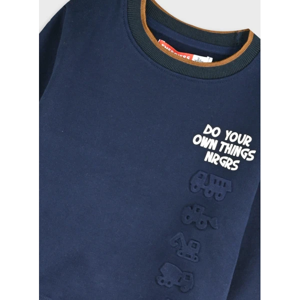 ENERGIERS BLOUSE SWEATSHIRT NAVY