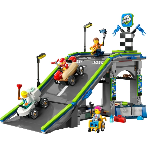 LEGO® CITY ΧΩΡΙΣ ΌΡΙΑ: ΠΙΣΤΑ ΜΕ ΡΑΜΠΑ ΓΙΑ ΑΓΩΝΙΣΤΙΚΑ ΑΥΤΟΚΙΝΗΤΑ