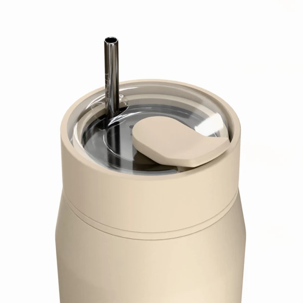 ESTIA HOME ART ΘΕΡΜΟΣ LENS SAVE THE AEGEAN 360ml DUNE