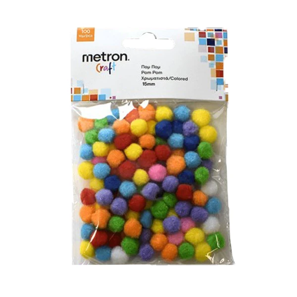 METRON CRAFT ΧΡΩΜΑΤΙΣΤΑ ΠΟΜ ΠΟΜ 2 εκ.