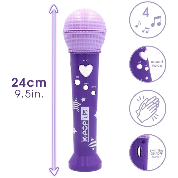 K-POP IDOLS MICROPHONE WITH RECORDER