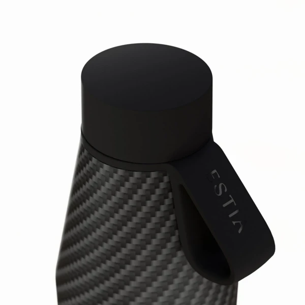 ESTIA HOME ART ΘΕΡΜΟΣ FLOW SAVE THE AEGEAN 500ml CARBON FIBRE