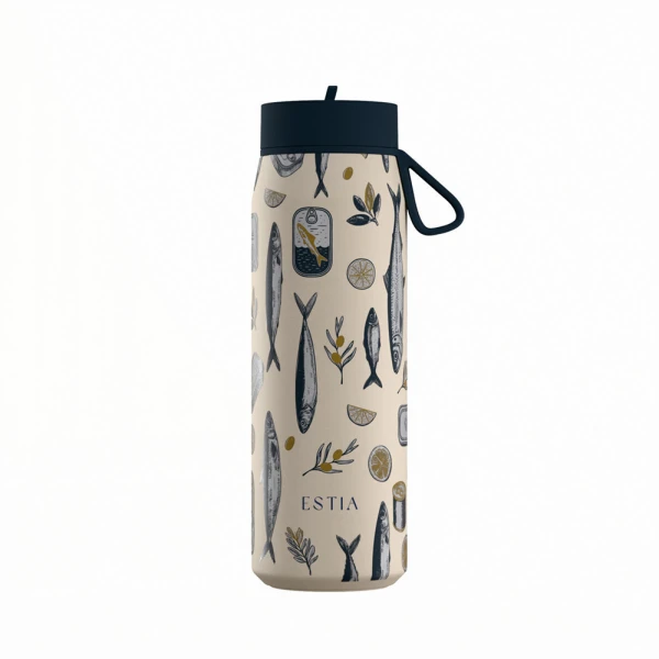 ESTIA HOME ART THERMOS PULSE SAVE THE AEGEAN 500ml SALT LIFE