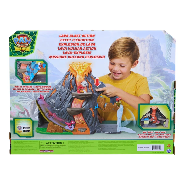 PAW PATROL DINO MOVIE ΣΕΤ ΠΑΙΧΝΙΔΟΥ ΗΦΑΙΣΤΕΙΟ SUPER LAVA BLAST