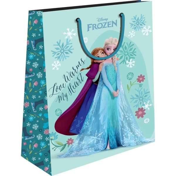 PAPER GIFT BAG 33X12X45 cm FROZEN - 2 DESIGNS