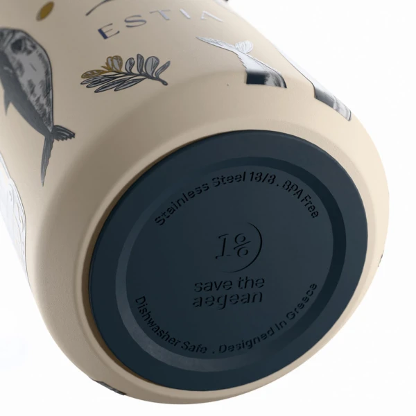 ESTIA HOME ART THERMOS PULSE SAVE THE AEGEAN 500ml SALT LIFE
