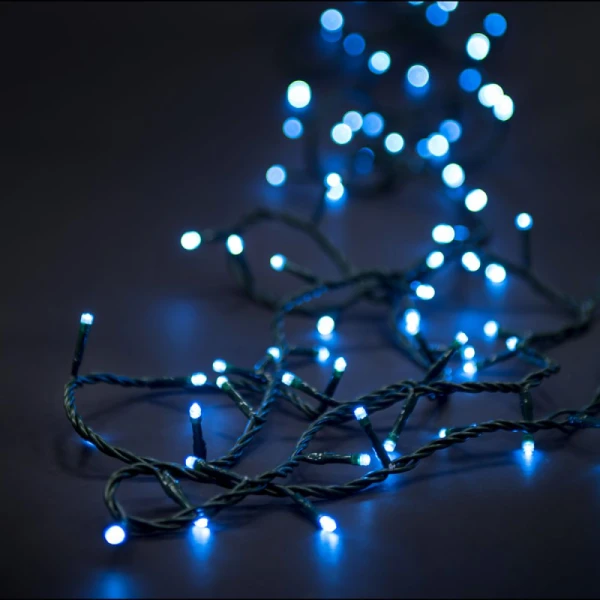 ΧΡΙΣΤΟΥΓΕΝΝΙΑΤΙΚΑ ΦΩΤΑΚΙΑ 100 LED ΠΡΑΣΙΝΟ/ΔΙΑΦΑΝΟ 