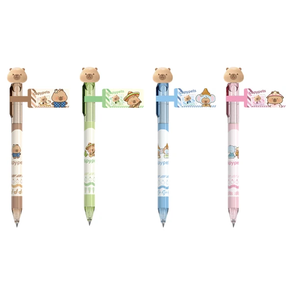 DELI CAPYBARA BLUE PEN 0.5mm – 4 DESIGNS