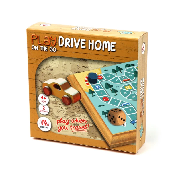 WOODEN BOARD GAME PLAY ON THE GO – DRIVE HOME