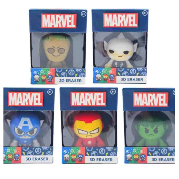 MARVEL 3D ERASER - 5 DESIGNS