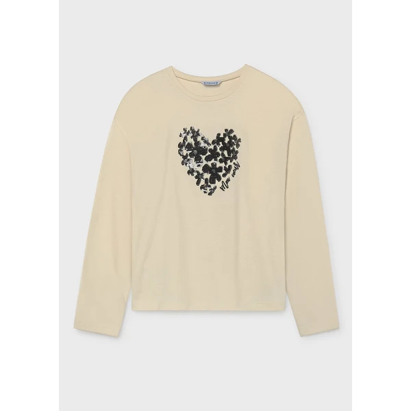 MAYORAL BLOUSE PRESS STUDS MACCHIATO