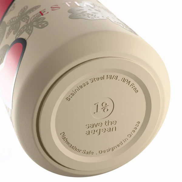 ESTIA HOME ART ΘΕΡΜΟΣ LENS SAVE THE AEGEAN 360ml TENDER LACE