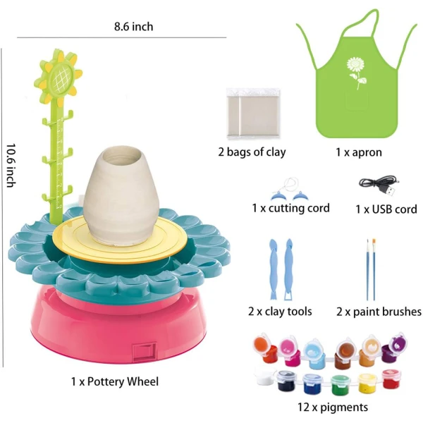 B-O WHEEL POTTERY MAKING SET