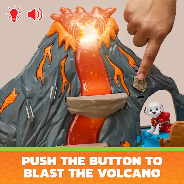 PAW PATROL DINO MOVIE ΣΕΤ ΠΑΙΧΝΙΔΟΥ ΗΦΑΙΣΤΕΙΟ SUPER LAVA BLAST