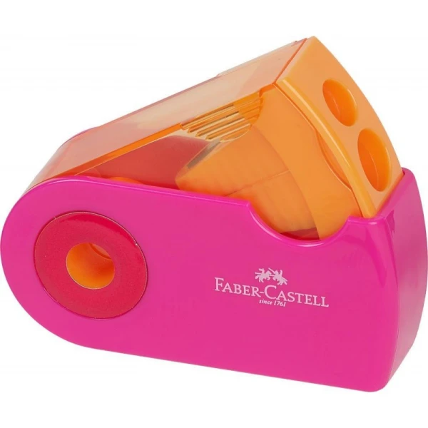 FABER-CASTELL ΔΙΠΛΗ ΞΥΣΤΡΑ SLEEVE - 3 ΧΡΩΜΑΤΑ