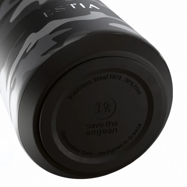 ESTIA HOME ART ΘΕΡΜΟΣ FLOW SAVE THE AEGEAN 500ml DARK CAMO