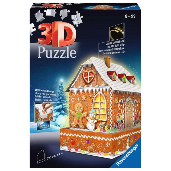RAVENSBURGER 3D ΠΑΖΛ MIDI 216 τεμ. ΣΠΙΤΑΚΙ GINGERBREAD