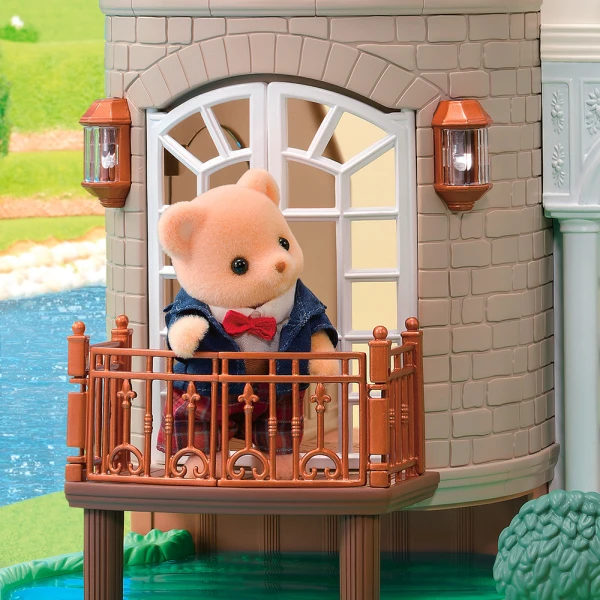 THE SYLVANIAN FAMILIES RED ROOF RIVERSIDE MANOR