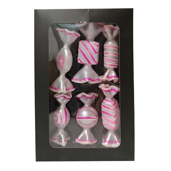 GLASS CANDIES - 4 COLOURS
