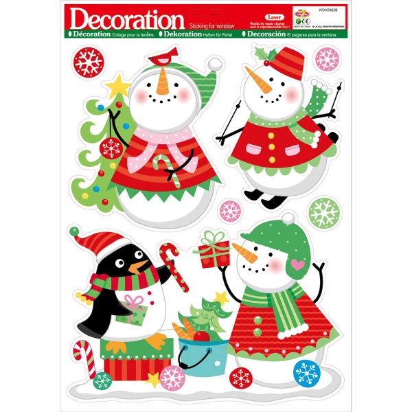 CHRISTMAS STICKERS SCENES  - 2 DESIGNS