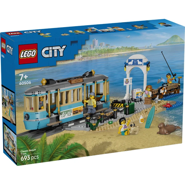 LEGO® CITY TRAINS CLASSIC BEACH STREETCAR